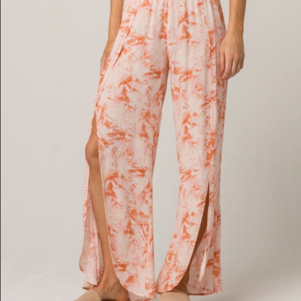 Sky and Sparrow Tie Dye Wrap Pants